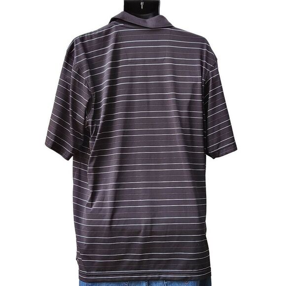 NHL Polo Men Sz M Antigua Golf Dallas Stars 2008 Playoffs‎ Desert Dry Striped - Picture 5 of 9